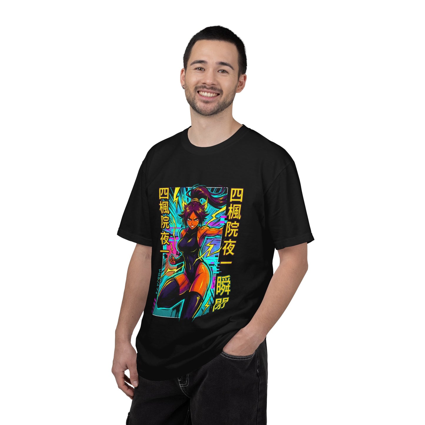 Yoruichi Shihouin Bleach Soul Reaper Captain Defector Icon Portrait Premium T-Shirt