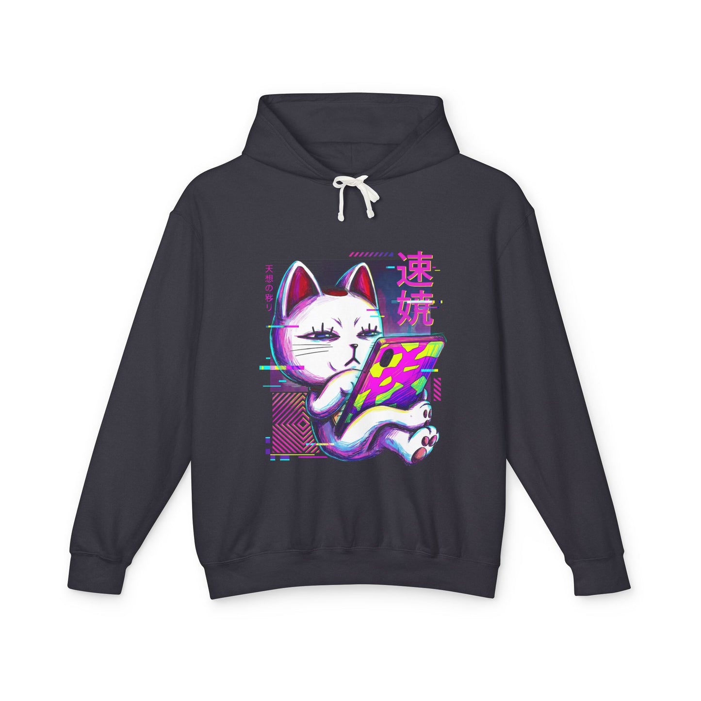 Turbo Granny Dandadan White Hair Ghost Medium Portrait Unisex Premium Hoodie