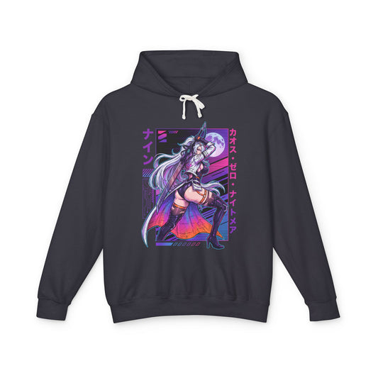 Nine Chaos Zero Nightmare Vanguard Mercenary Big Sword Galaxy Top Fan Art Portrait Unisex Premium Hoodie