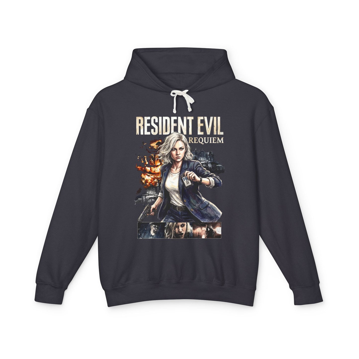 RE Requiem Grace Ashcroft First-Person Tension Survival Art Unisex Premium Hoodie