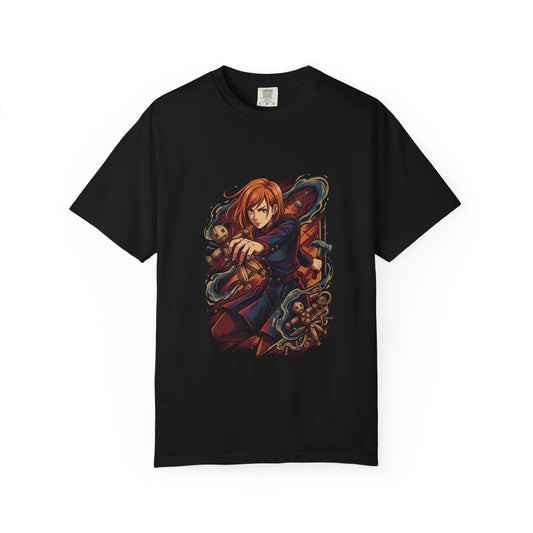 Jujutsu Kaisen Nobara Kugisaki Hammer Nails Portrait Premium T-Shirt