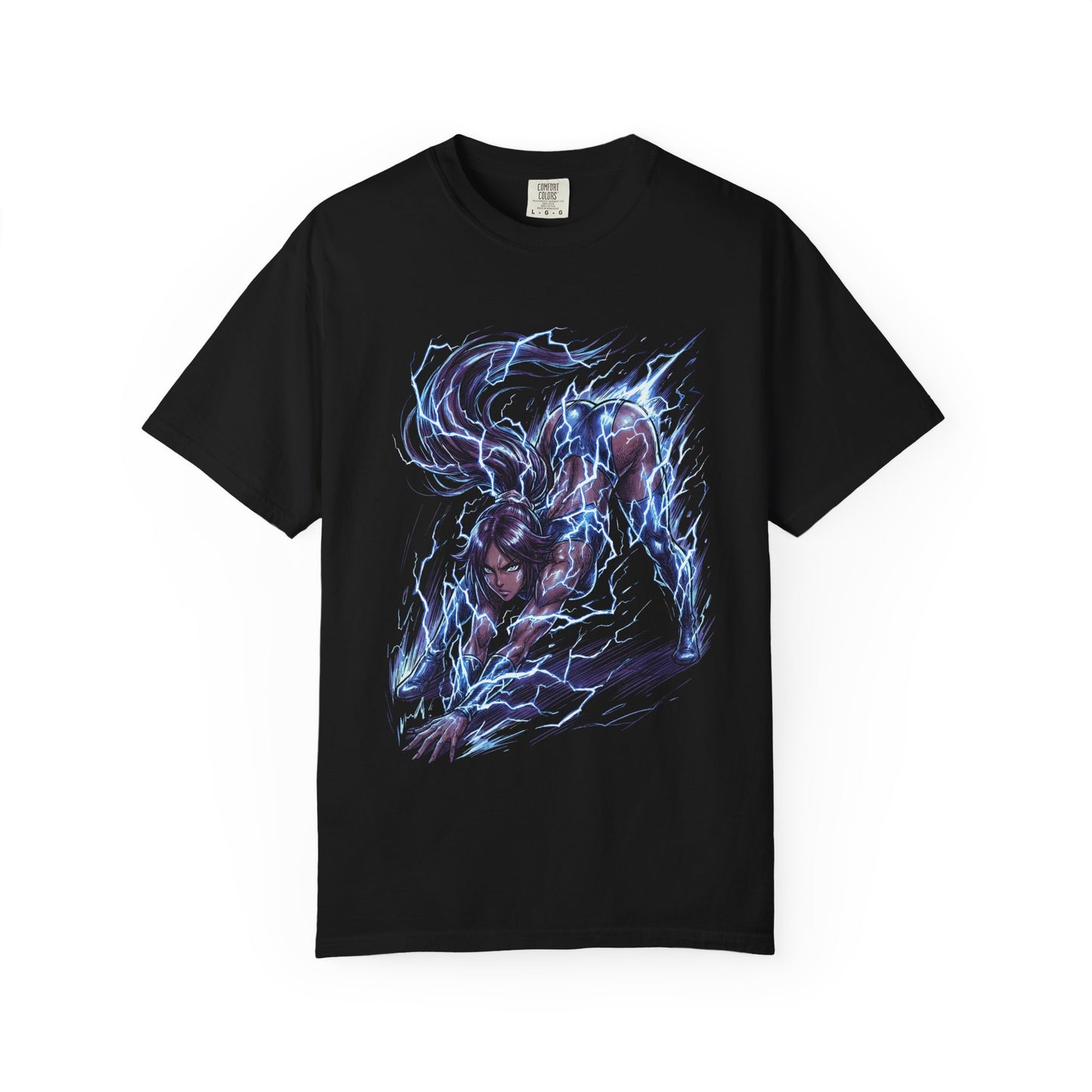Yoruichi Shihouin Bleach Hand-to-Hand Combat Speed Demon Portrait Premium T-Shirt
