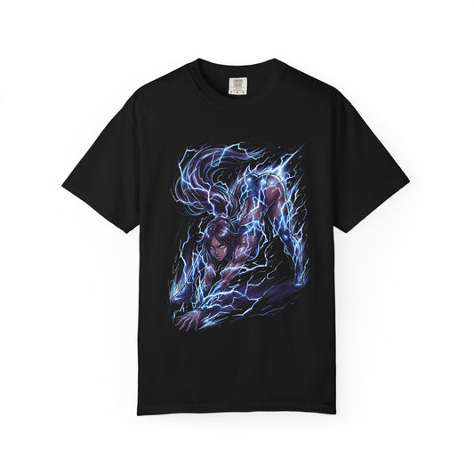 Yoruichi Shihouin Bleach Hand-to-Hand Combat Speed Demon Portrait Premium T-Shirt