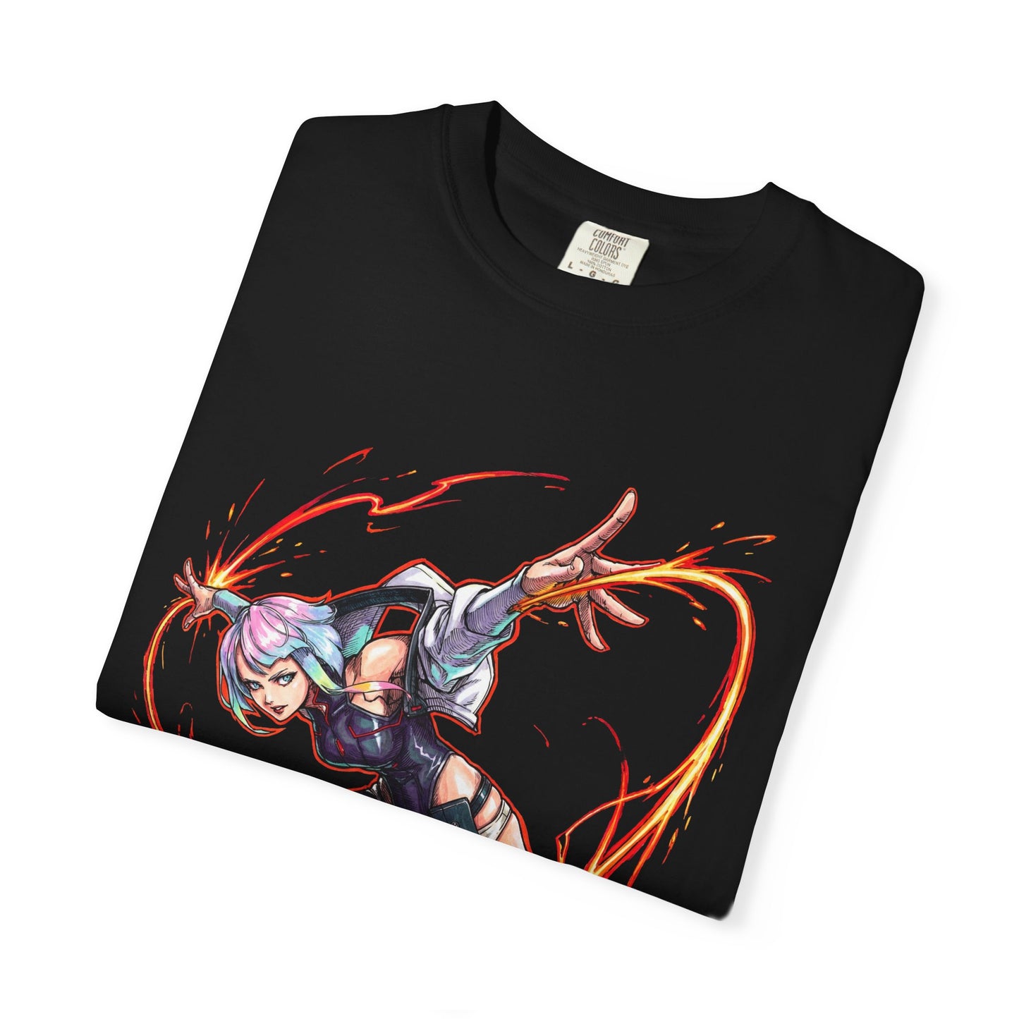 Cyberpunk Edgerunners Lucy David Love Story Tragic Icon Premium T-Shirt