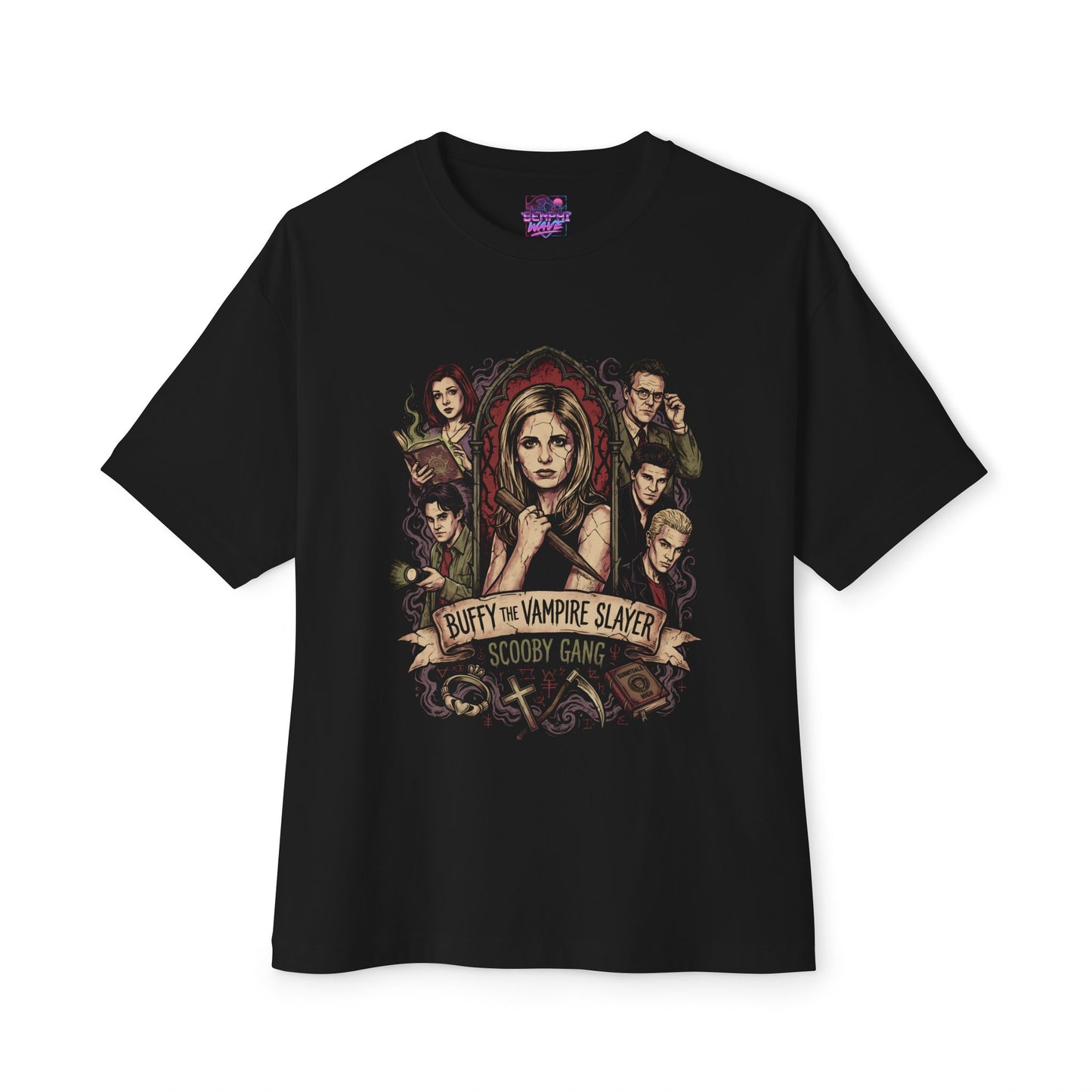 Buffy Summers Sunnydale Slayer – Retro Buffy Classic Art Premium Oversized Unisex T-Shirt