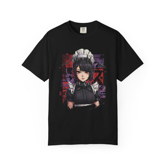 Ellen Joe ZZZ Shark Tail Maid Scissors Portrait Premium T-Shirt