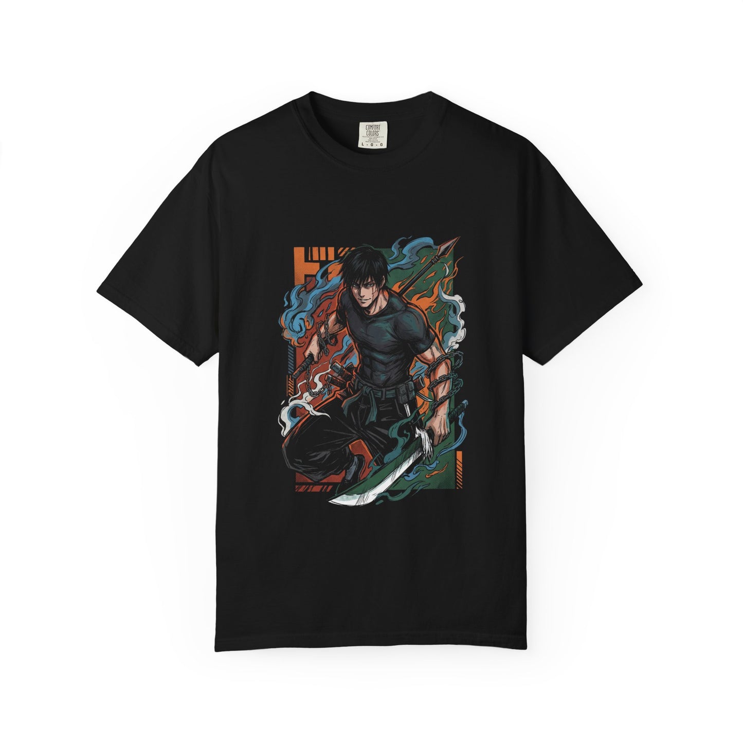 Toji Fushiguro JJK Black Shirt Muscular Icon Premium T-Shirt