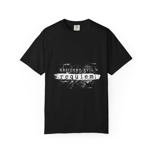 Resident Evil Requiem Official Logo 2026 Capcom Horror Design Premium T-Shirt