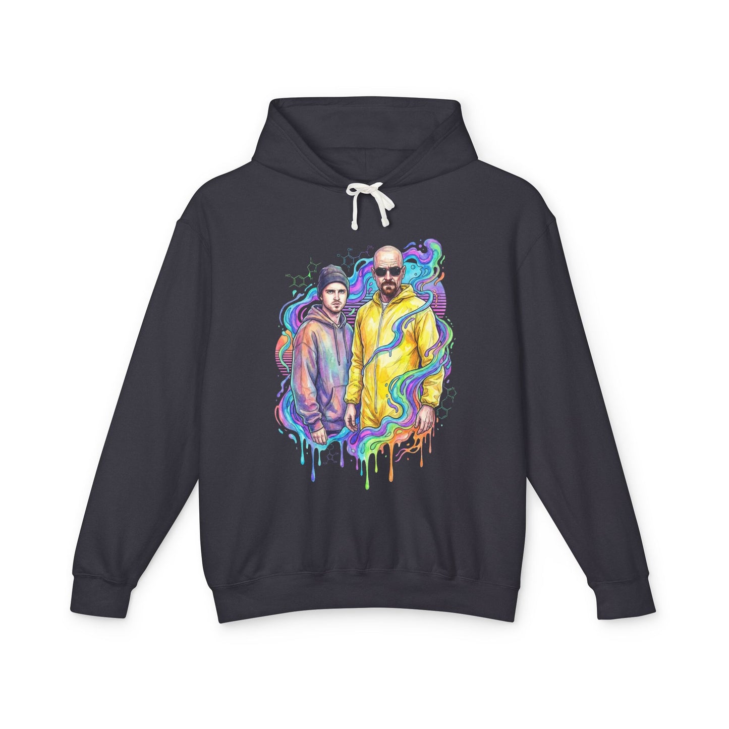Walter White and Jesse Pinkman Breaking Bad Duo Portrait Unisex Premium Hoodie