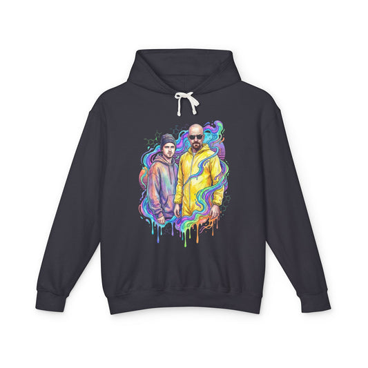 Walter White and Jesse Pinkman Breaking Bad Duo Portrait Unisex Premium Hoodie