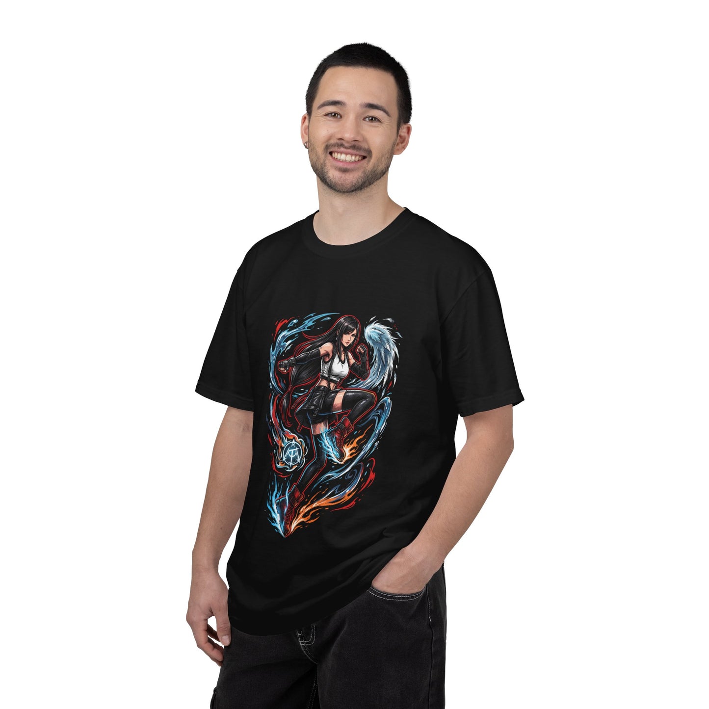 Final Fantasy 7 Tifa Lockhart Seventh Heaven Bartender Iconic Design Premium T-Shirt