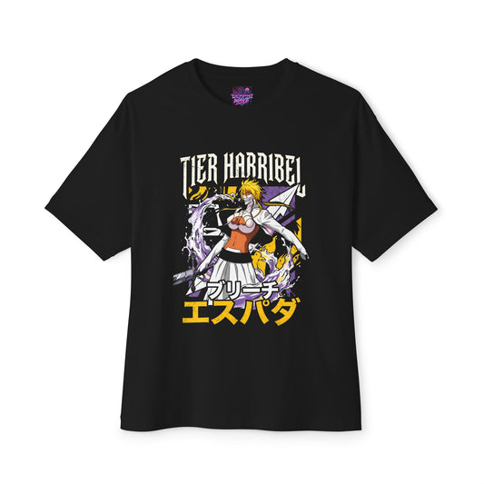 Tier Harribel Bleach Shark Teeth Water Queen Portrait Premium Oversized Unisex T-Shirt