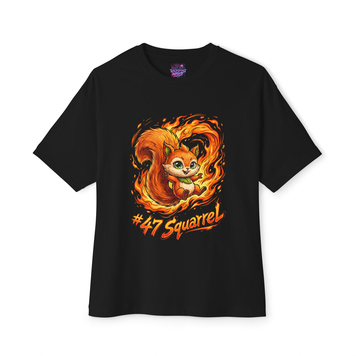 Squarrel Aniimo Elemental Burst Creature Art - Oversized Premium Tee