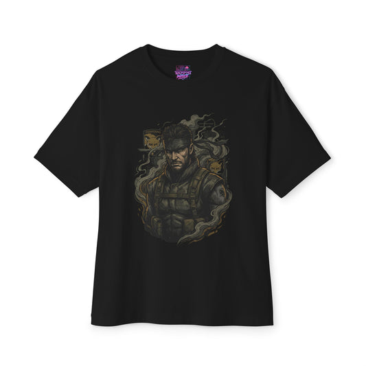 Solid Snake Metal Gear Solid: Legendary Stealth Operative Premium Oversized Unisex T-Shirt
