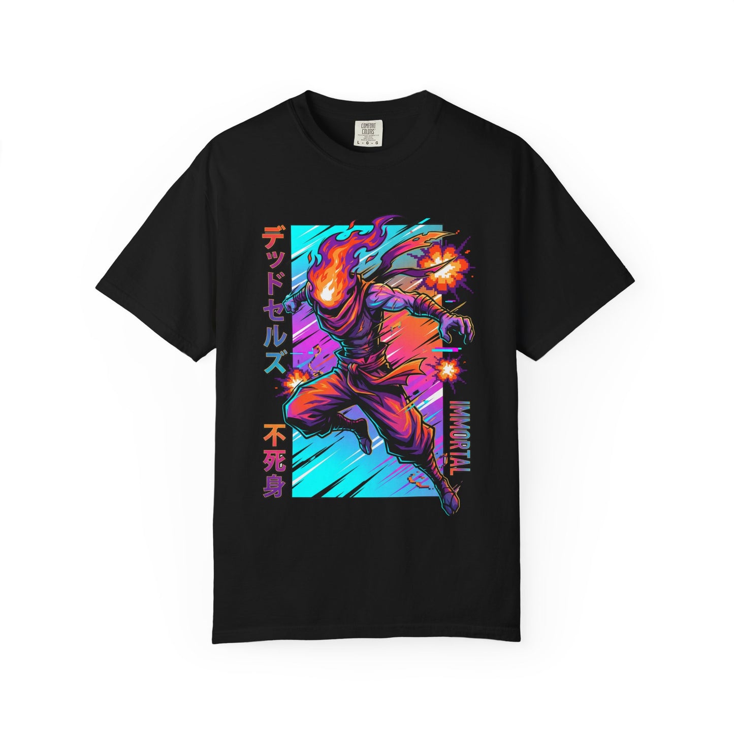 Dead Cells The Beheaded Retro Indie Pixel Art Design Premium T-Shirt