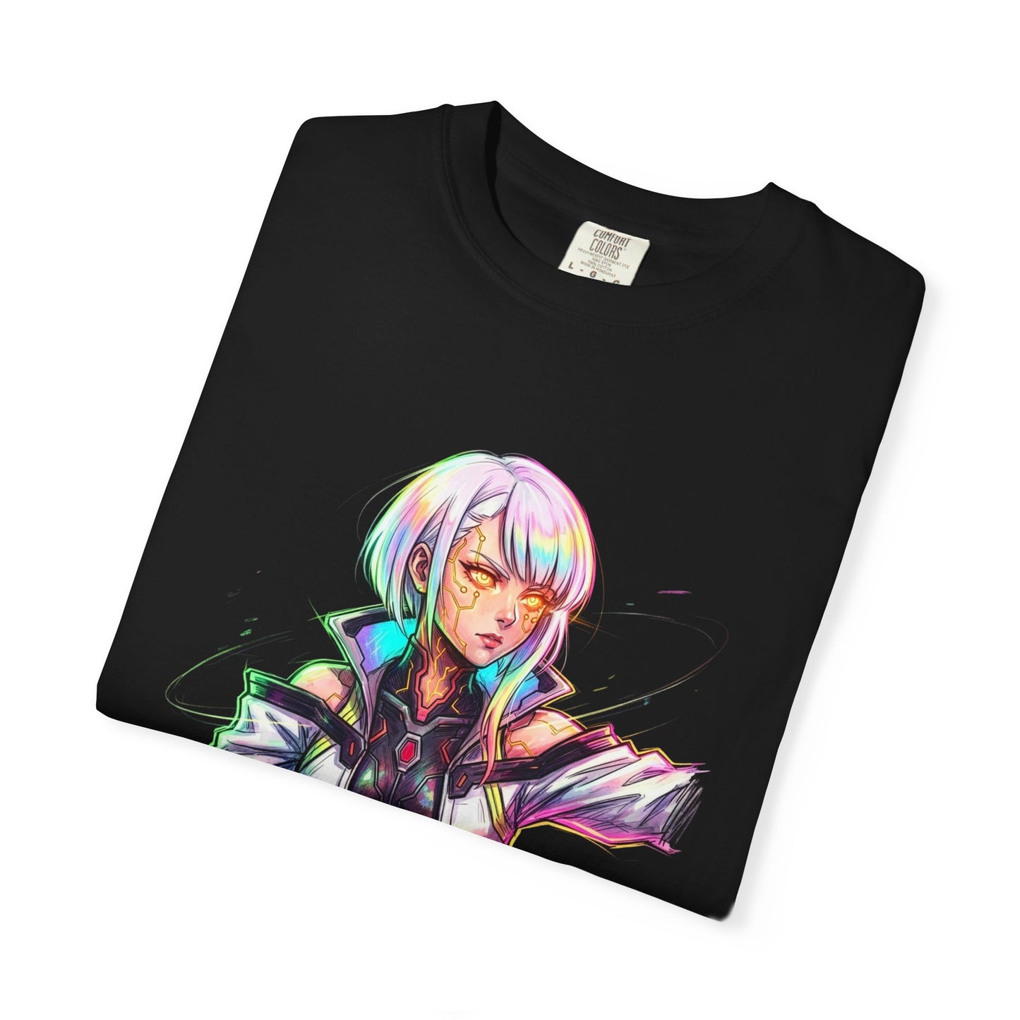 Lucy Cyberpunk Edgerunners Braindance BD Hacker Aesthetic Premium T-Shirt