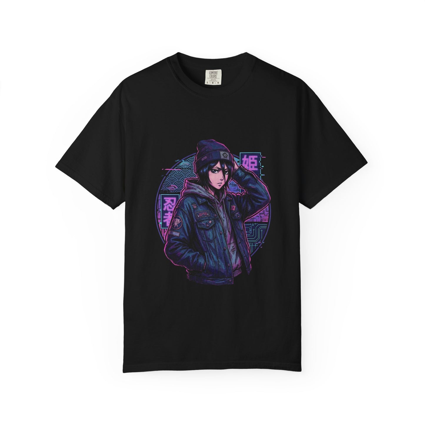 Rukia Kuchiki Black Hair Soul Reaper Print Premium T-Shirt