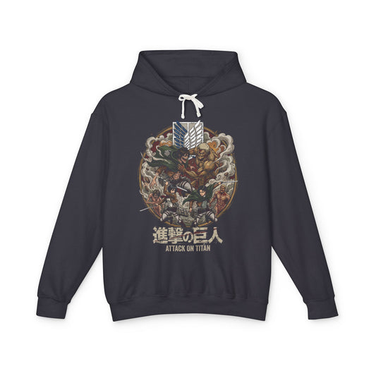 The Nine Titans Founding Colossal Armored Fan Art Unisex Premium Hoodie