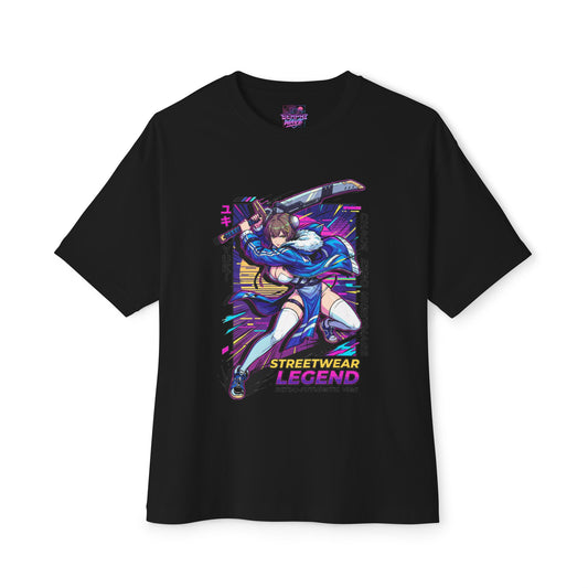 Chaos Zero Nightmare Yuki Streetwear Legend Retro Poster Fan Art Oversized T-Shirt