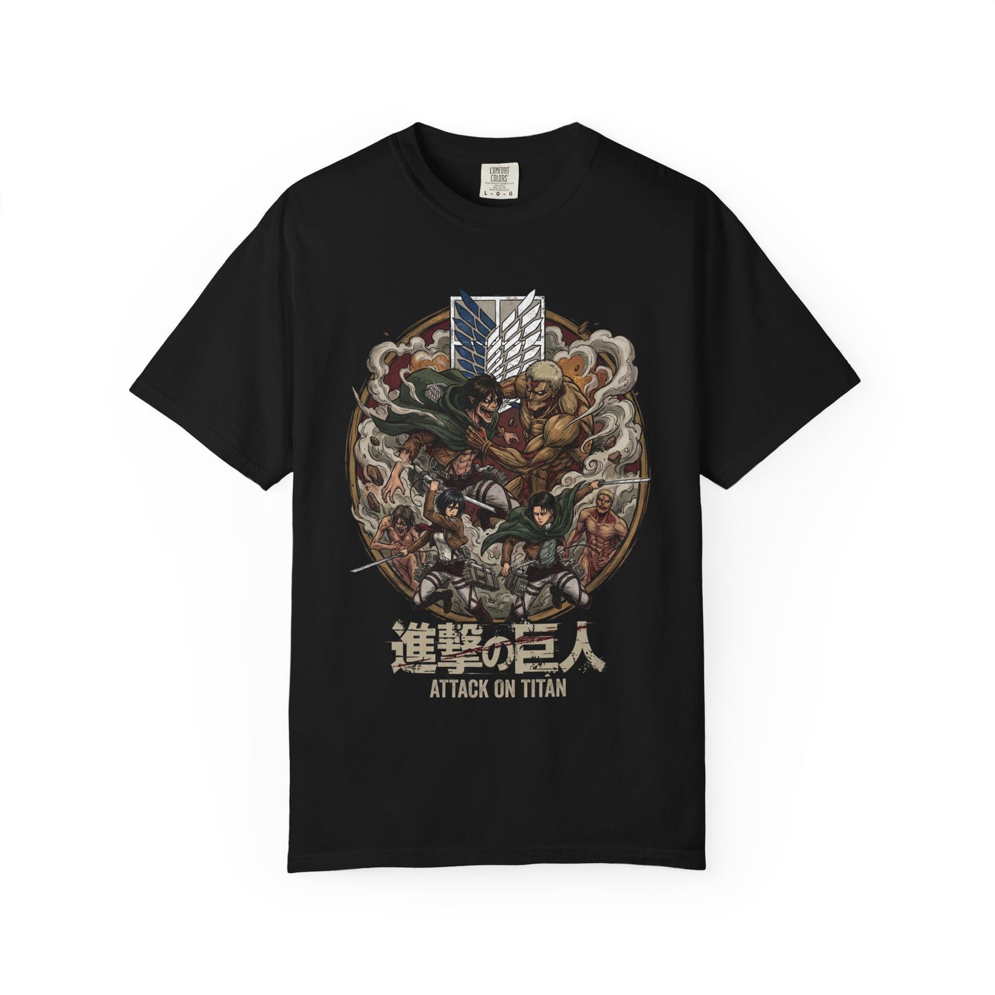 The Nine Titans Founding Colossal Armored Fan Art Premium T-Shirt