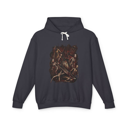 Silent Hill 2 Remake Pyramid Head Silhouette Unisex Premium Hoodie