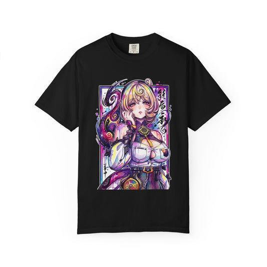 ZZZ Yidhari Elegant Blonde Octopus Thiren Vaporwave Retro CRT Premium T-Shirt