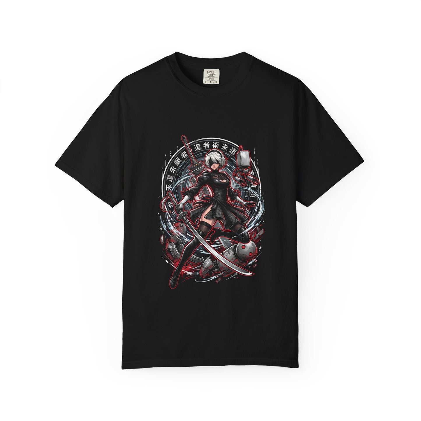 2B Android Maelstrom Torrent NieR Automata Design Premium T-Shirt