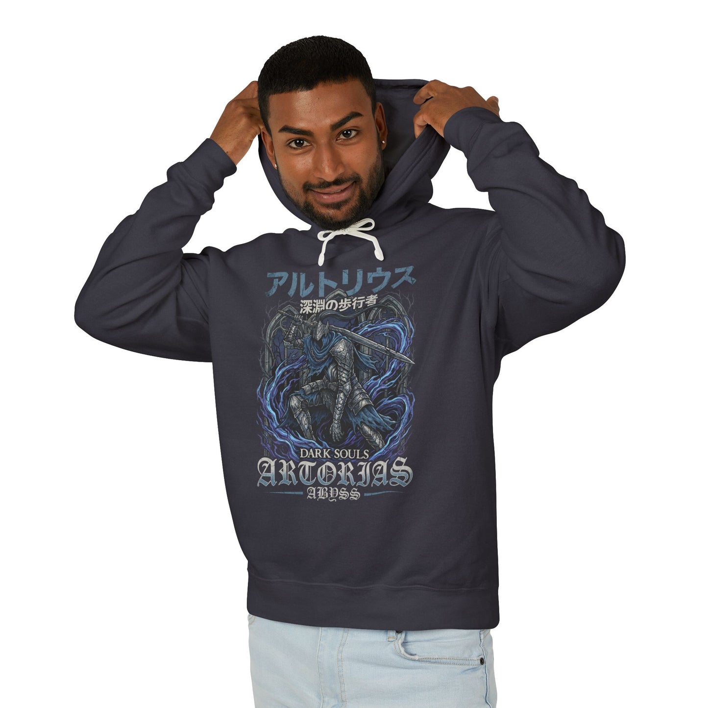 Artorias the Wolf Knight – Chosen Undead Foe Unisex Premium Hoodie
