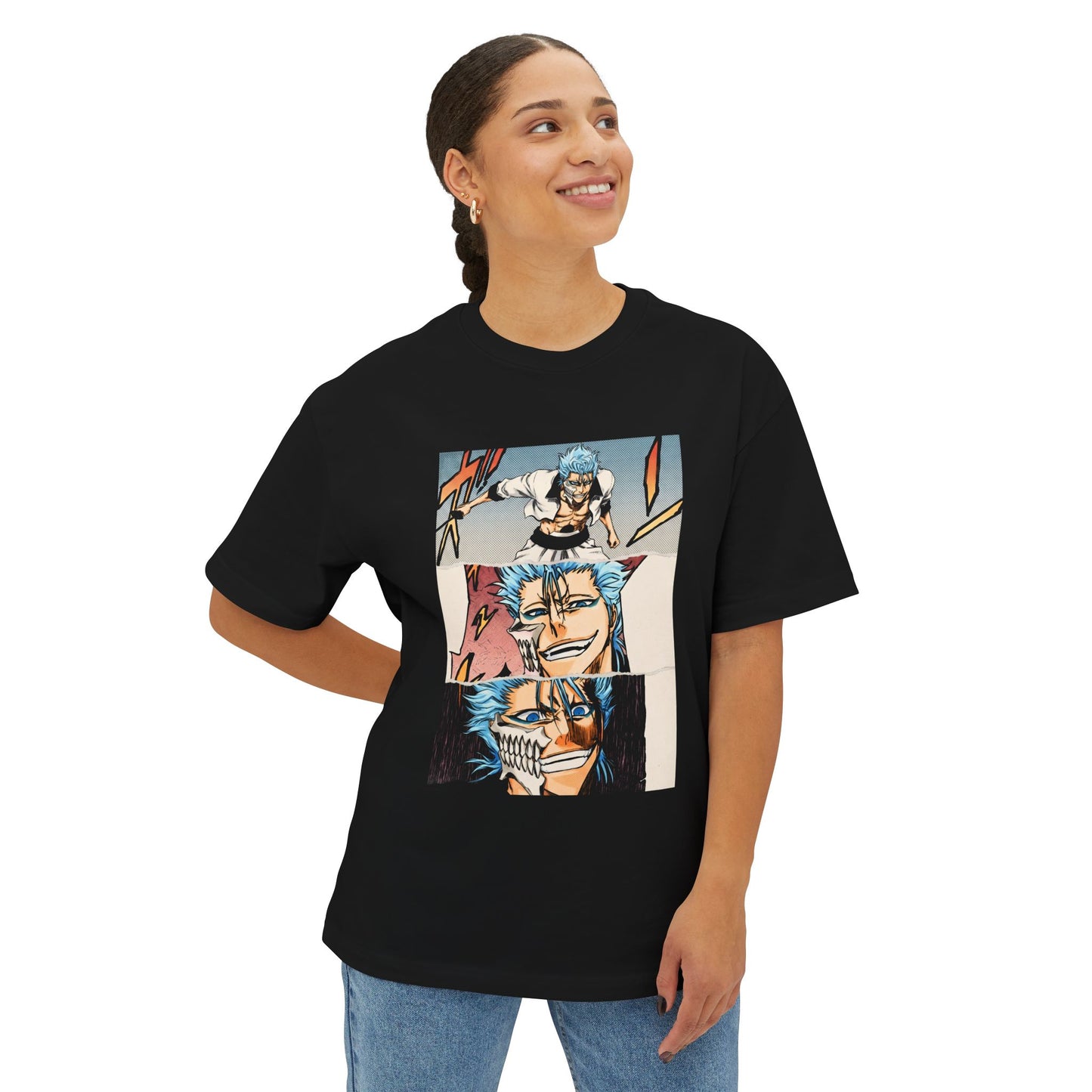 Grimmjow Bleach Shinigami Anime Character Shirt - Oversized Premium Tee