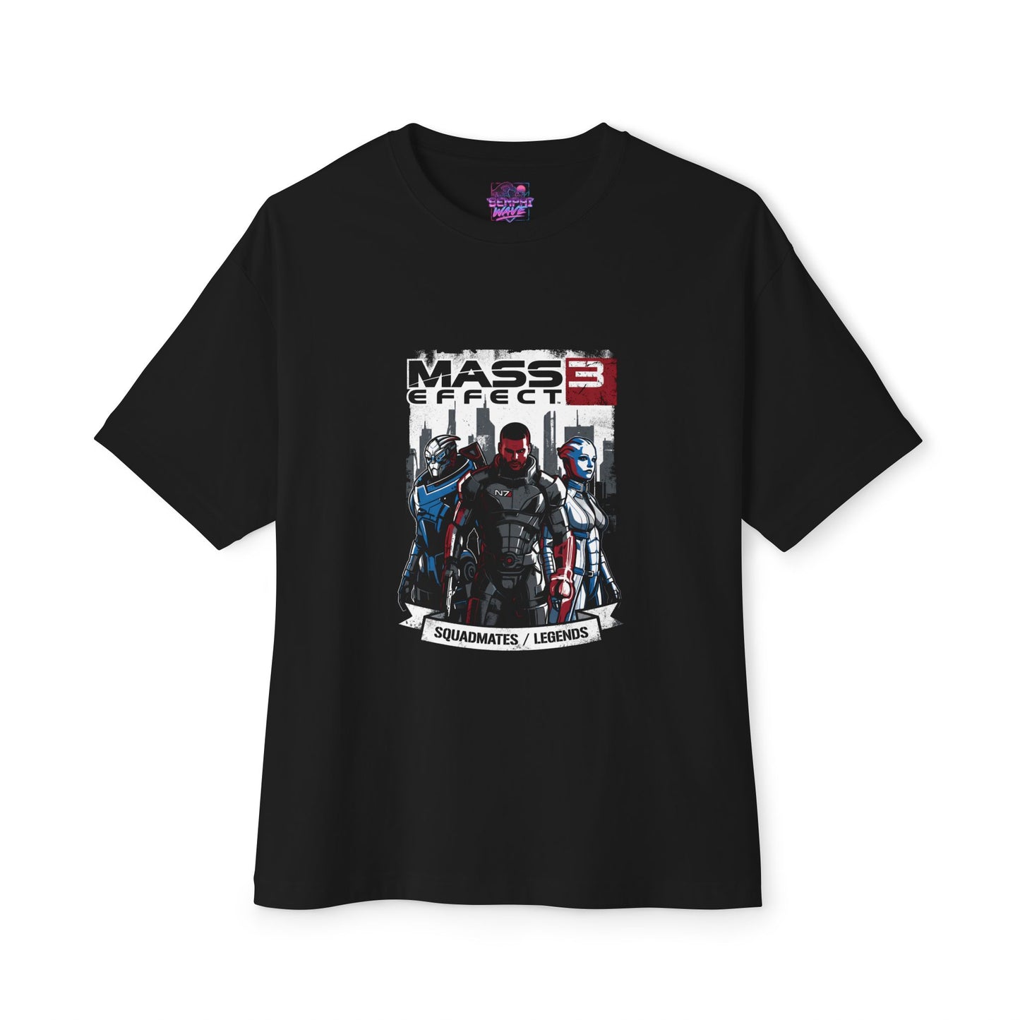 Commander Shepard Bold Renegade Decisions That Define Legends Premium Oversized Unisex T-Shirt