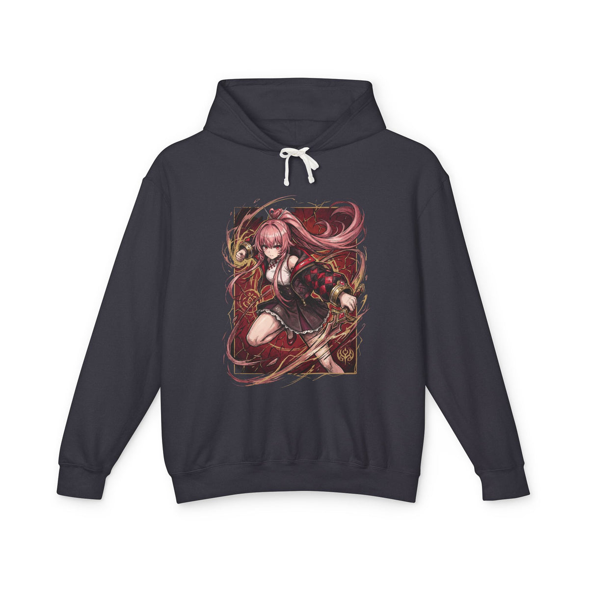 Chaos Zero Nightmare Mei Lin Red Jacket Martial Arts Fan Art Hoodie