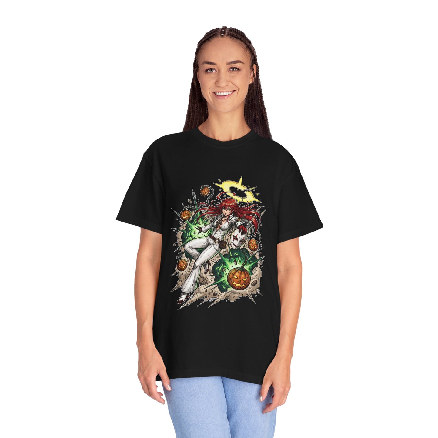 Jack-O Guilty Gear Strive: Energetic Halloween Rushdown Premium T-Shirt