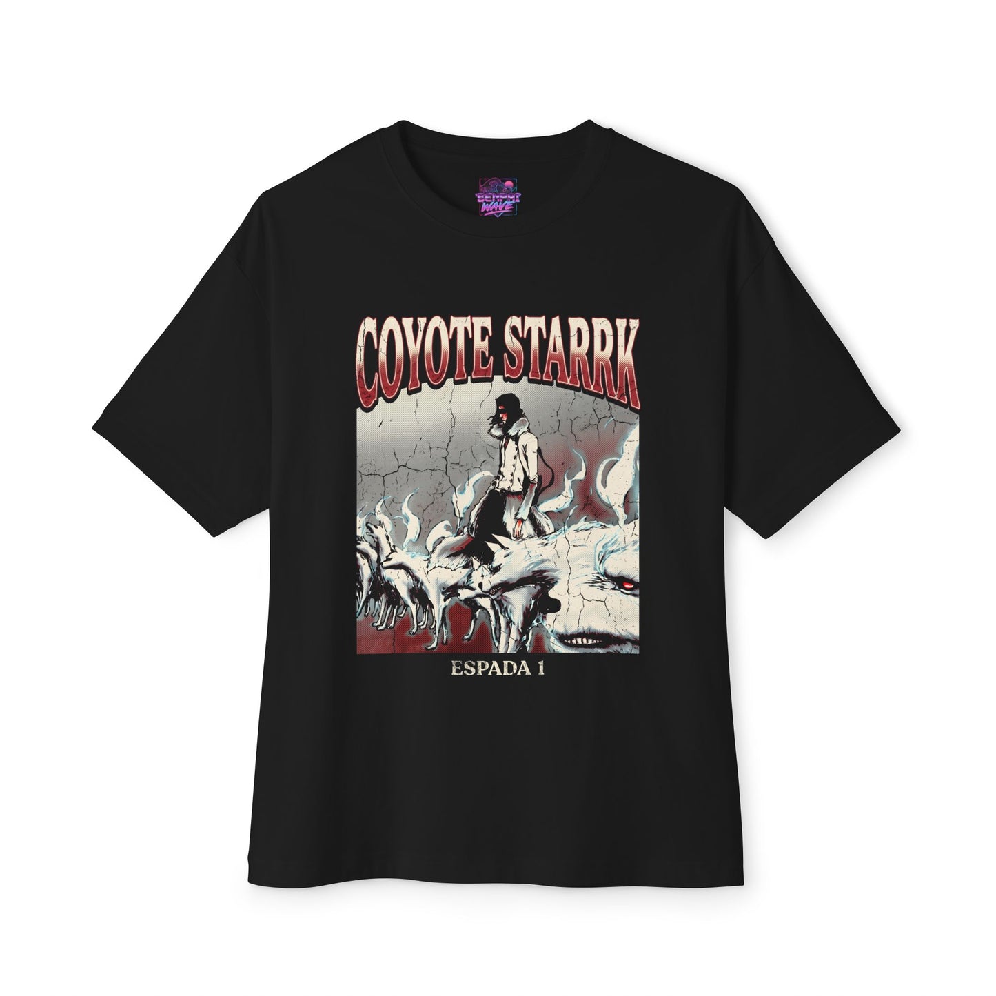Coyote Starrk Bleach 90s Vintage Streetwear Graphic Tee - Oversized Premium Tee