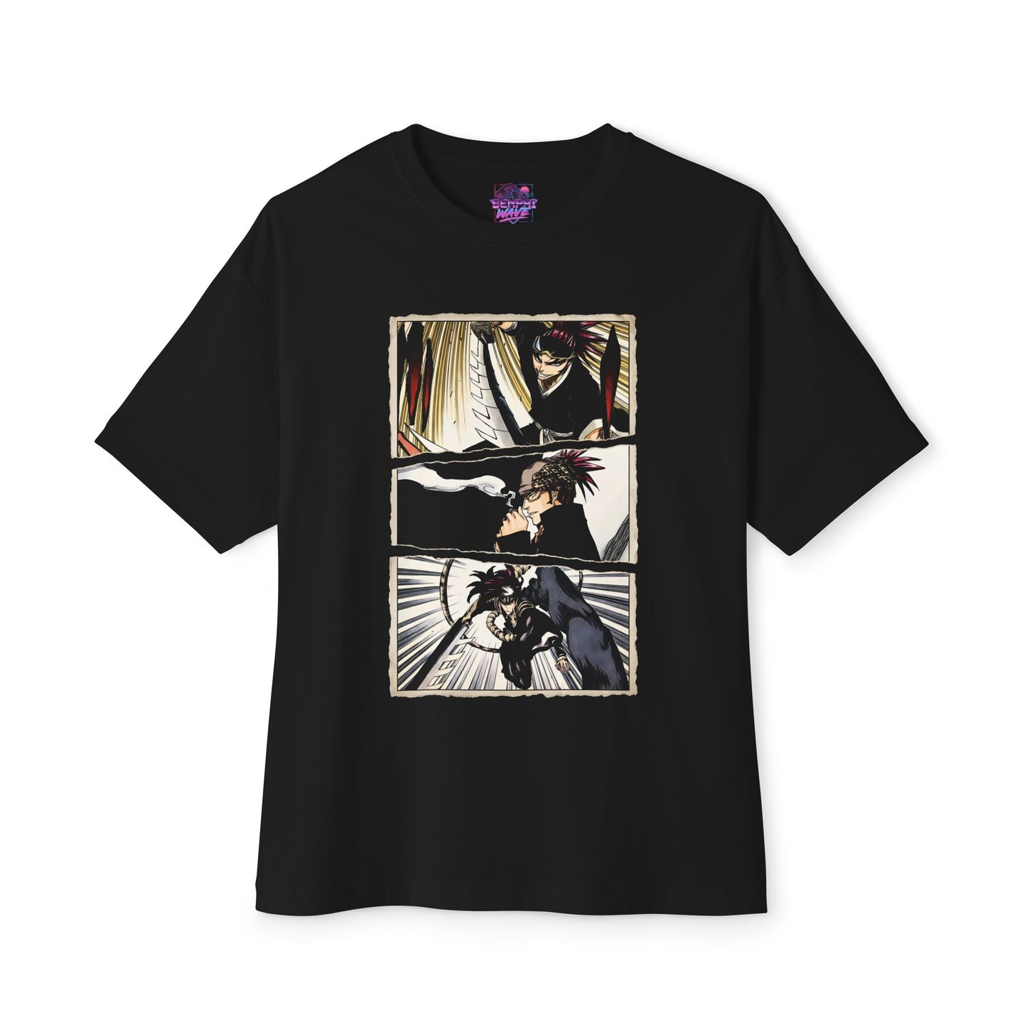 Renji Abarai Bleach Anime Art Graphic Streetwear Tee - Oversized Premium Tee