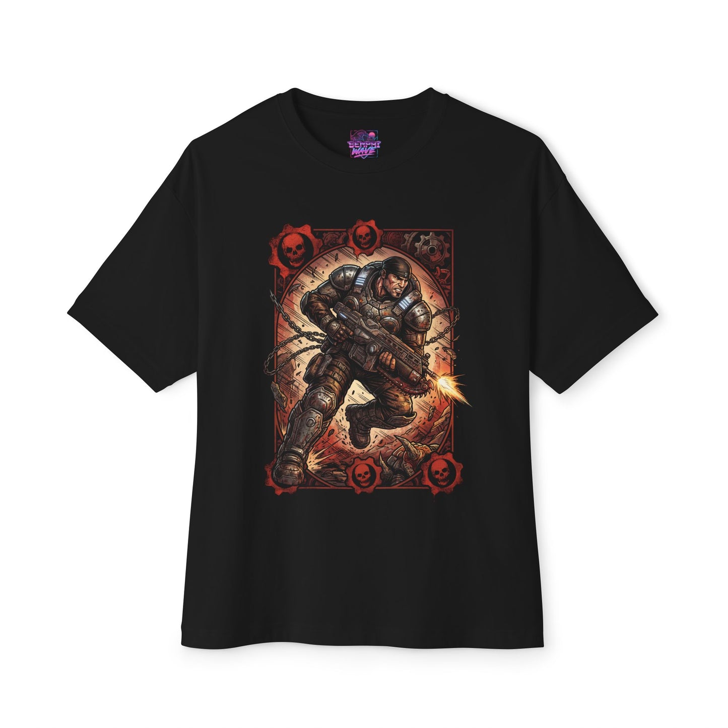 Brutal Post-Apoc Gear Soldier Premium Oversized Unisex T-Shirt