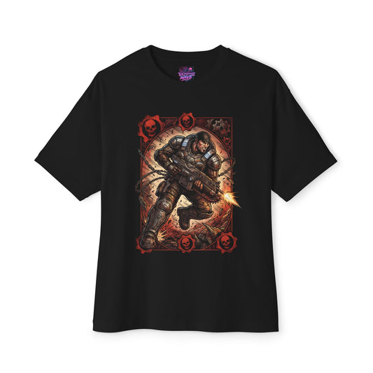 Brutal Post-Apoc Gear Soldier Premium Oversized Unisex T-Shirt