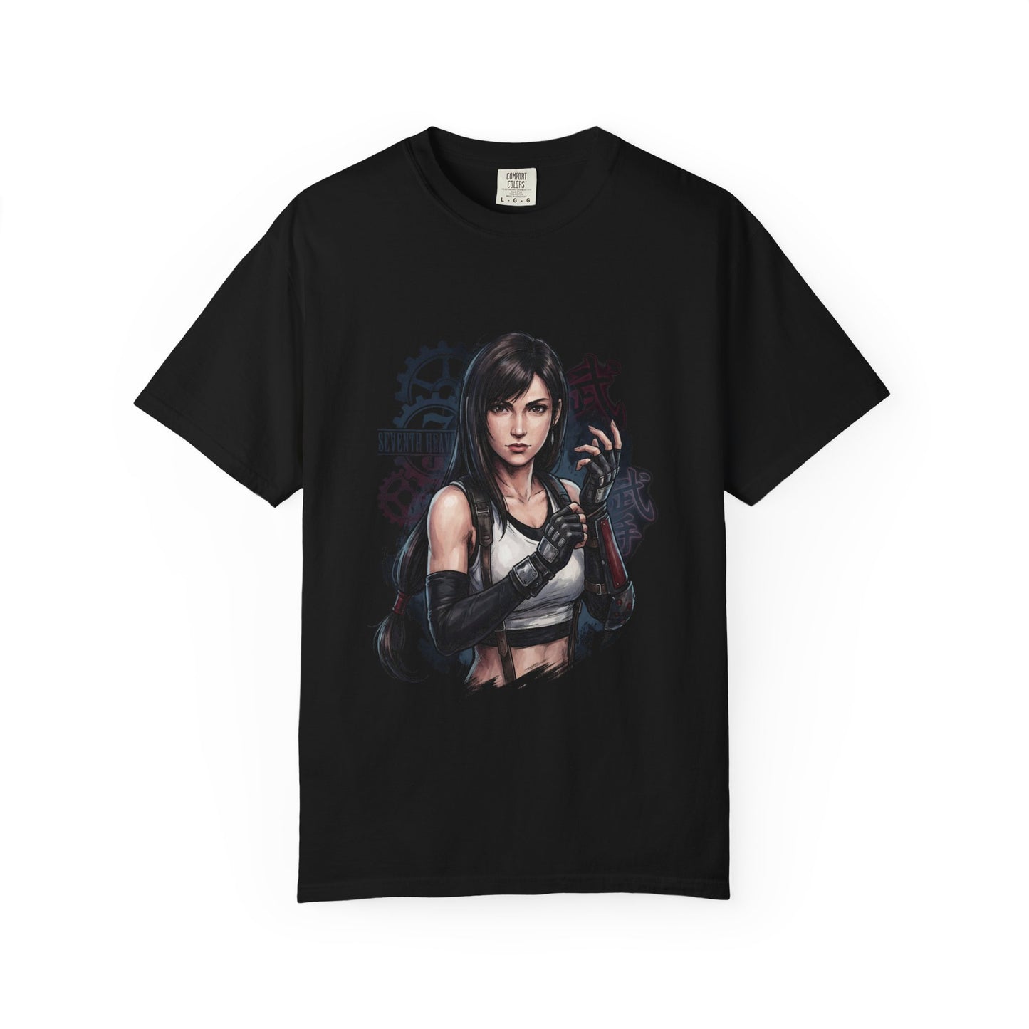 Final Fantasy VII Tifa Lockhart Remake Rebirth Crop Top Gloves Design Premium T-Shirt