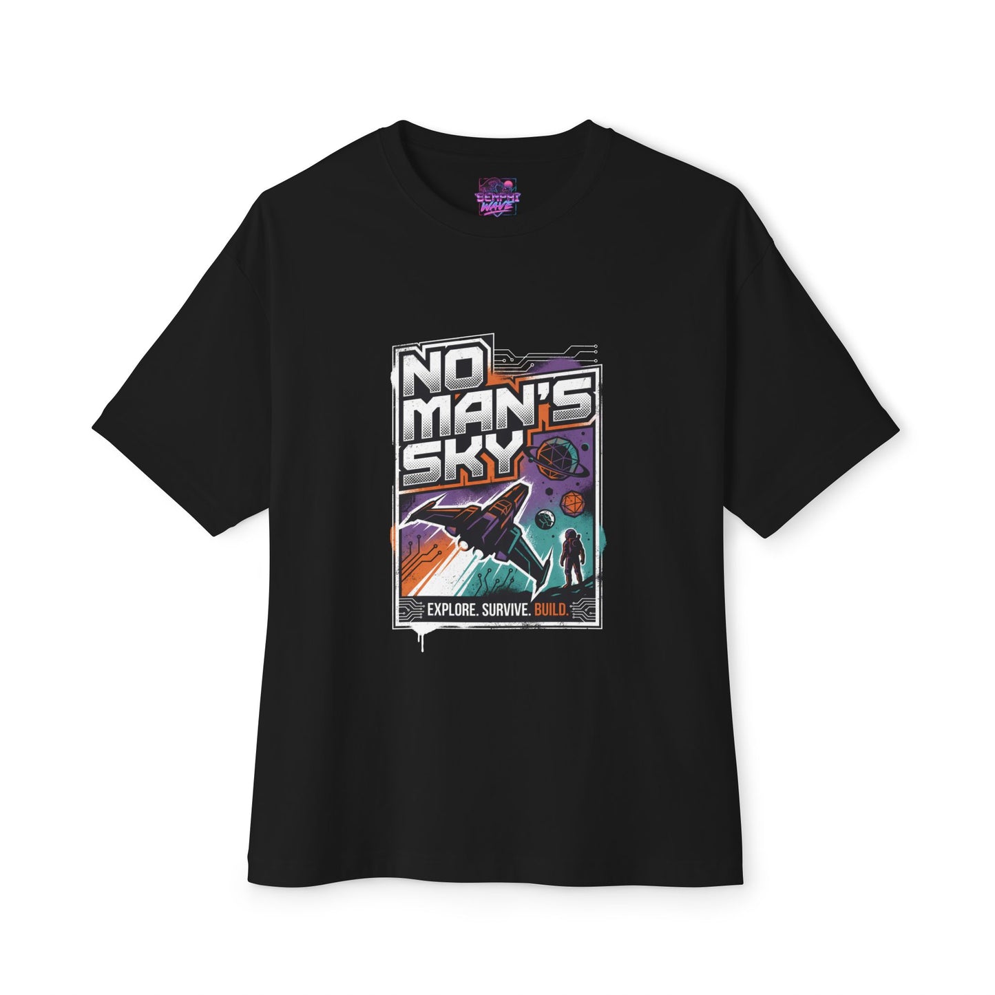 No Man's Sky: Traveller Awakening & Memory Echoes Premium Oversized Unisex T-Shirt