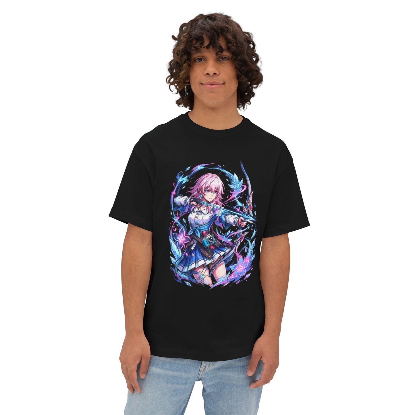 March 7th Honkai Star Rail: Astral Express Crew Member Premium Oversized Unisex T-Shirt