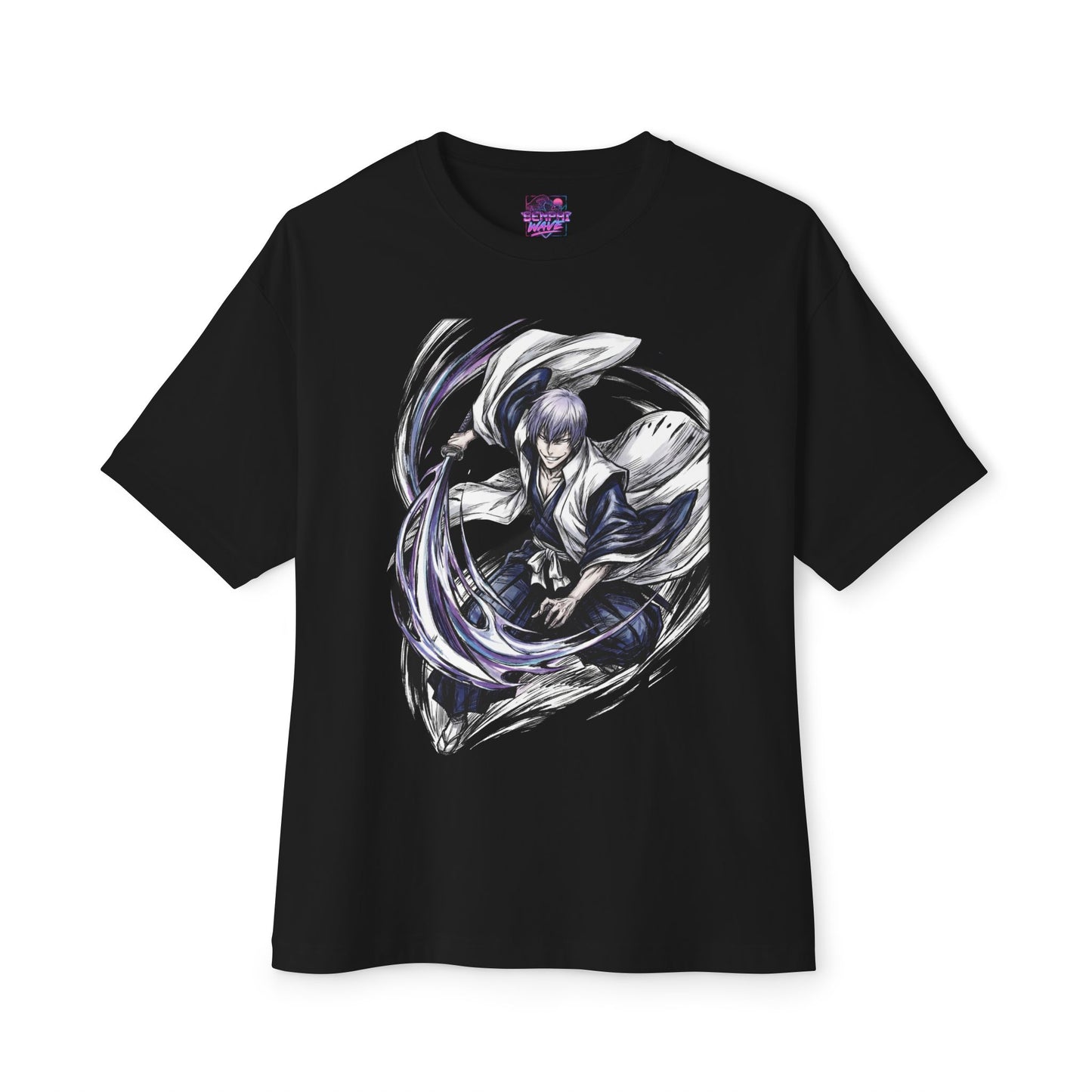 Gin Ichimaru Bleach 3rd Division Captain Fan Art Premium Oversized Unisex T-Shirt