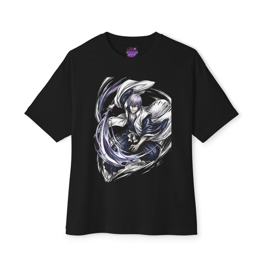 Gin Ichimaru Bleach 3rd Division Captain Fan Art Premium Oversized Unisex T-Shirt