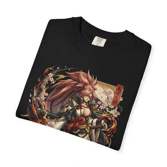 Guilty Gear Baiken Samurai Swordswoman Iconic Design Premium T-Shirt