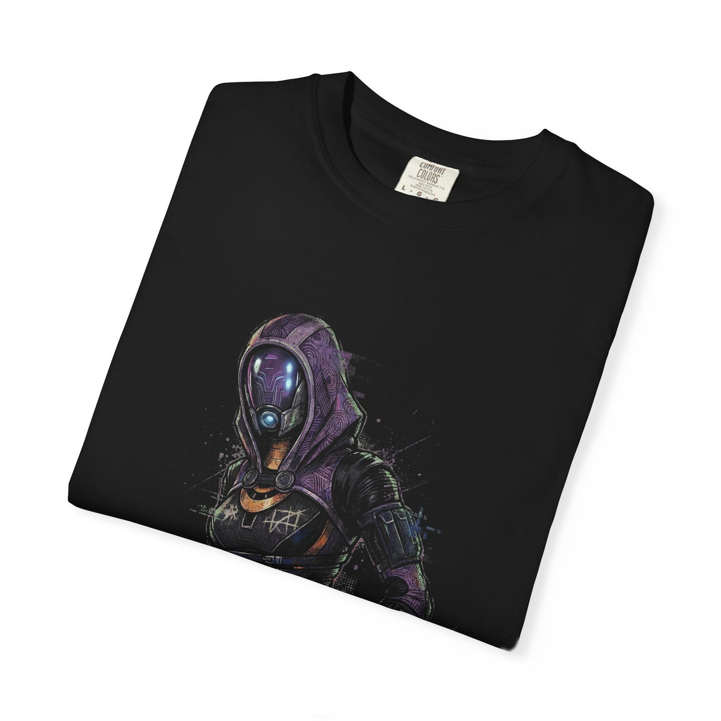 Tali Zorah Mass Effect Purple Hooded Suit Portrait Premium T-Shirt