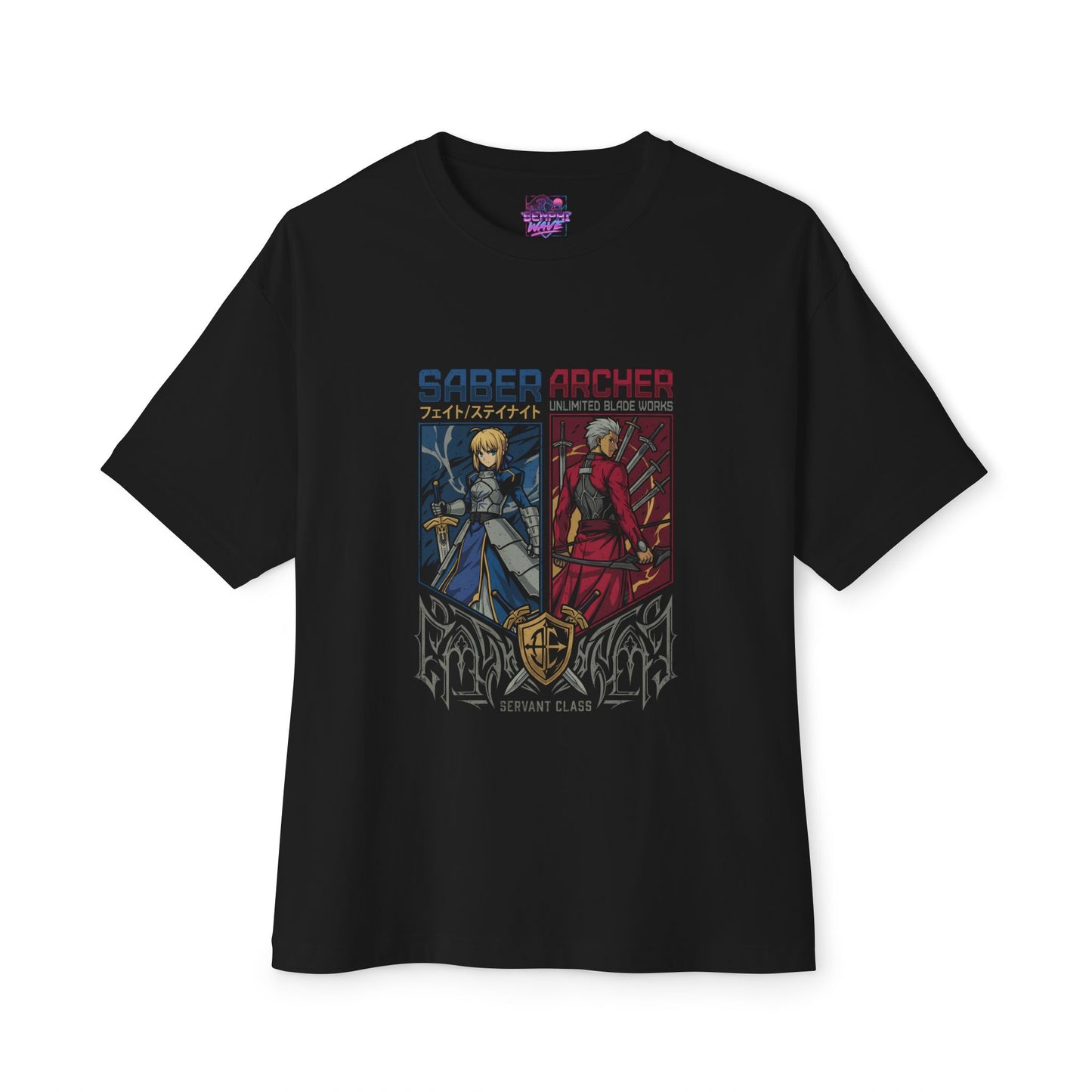 Saber Artoria Pendragon Fate Stay Night King of Knights Premium Oversized Unisex T-Shirt