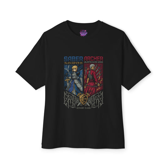 Saber Artoria Pendragon Fate Stay Night King of Knights Premium Oversized Unisex T-Shirt