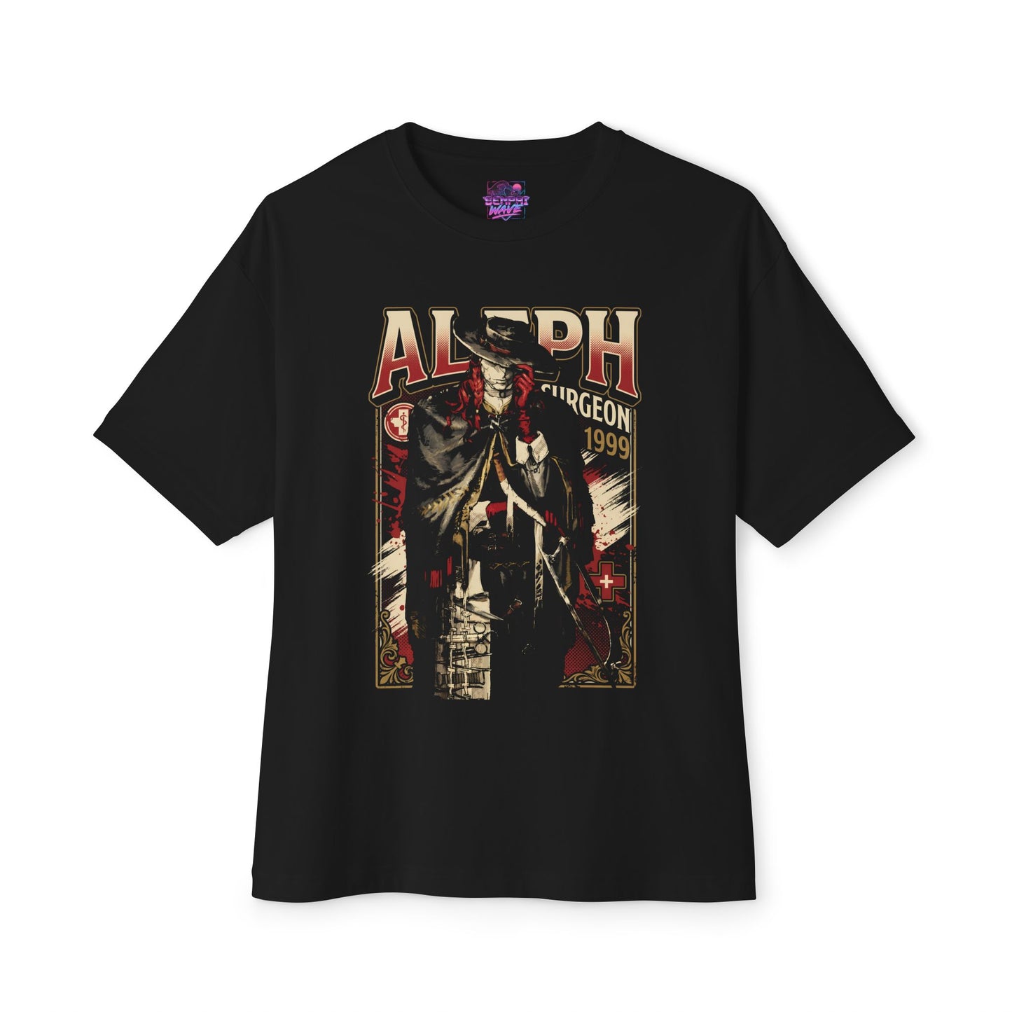 Aleph Reverse:1999 – Fractured Consciousness Intellect Support Premium Oversized Unisex T-Shirt