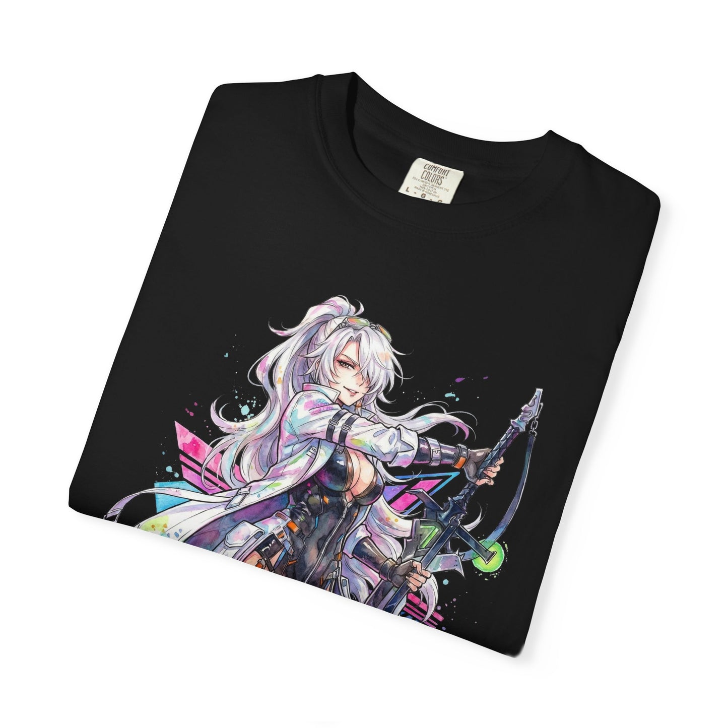 Nine Massive Sword Mercenary Chaos Zero Nightmare Waifu Design Premium T-Shirt