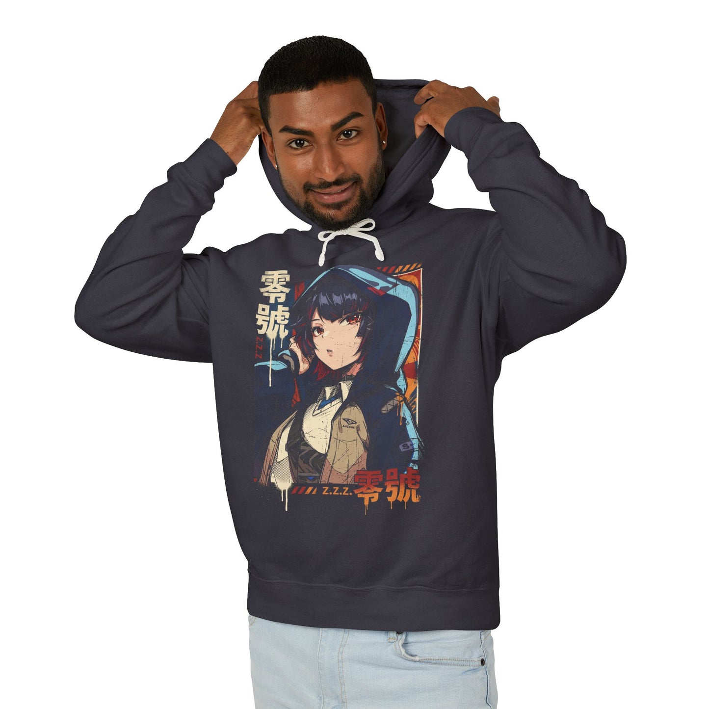 Ellen Joe ZZZ Shark Tail Scissors Maid Outfit Art Unisex Premium Hoodie