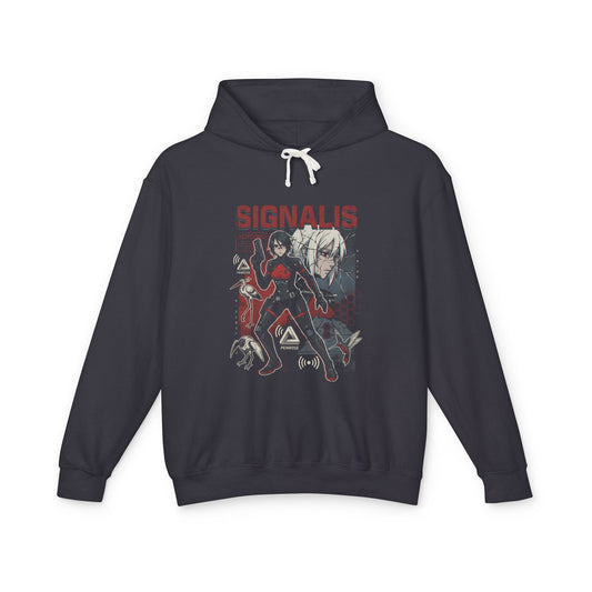 Signalis Elster Ariane Black Red Palette Forbidden Embrace Icon Unisex Premium Hoodie