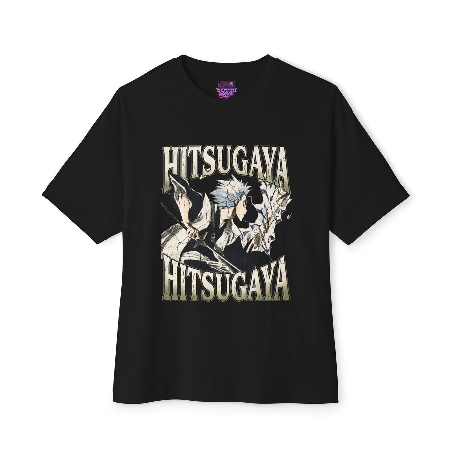 Toshiro Hitsugaya Bleach Anime Vintage Bootleg Rap Tee - Oversized Premium Tee